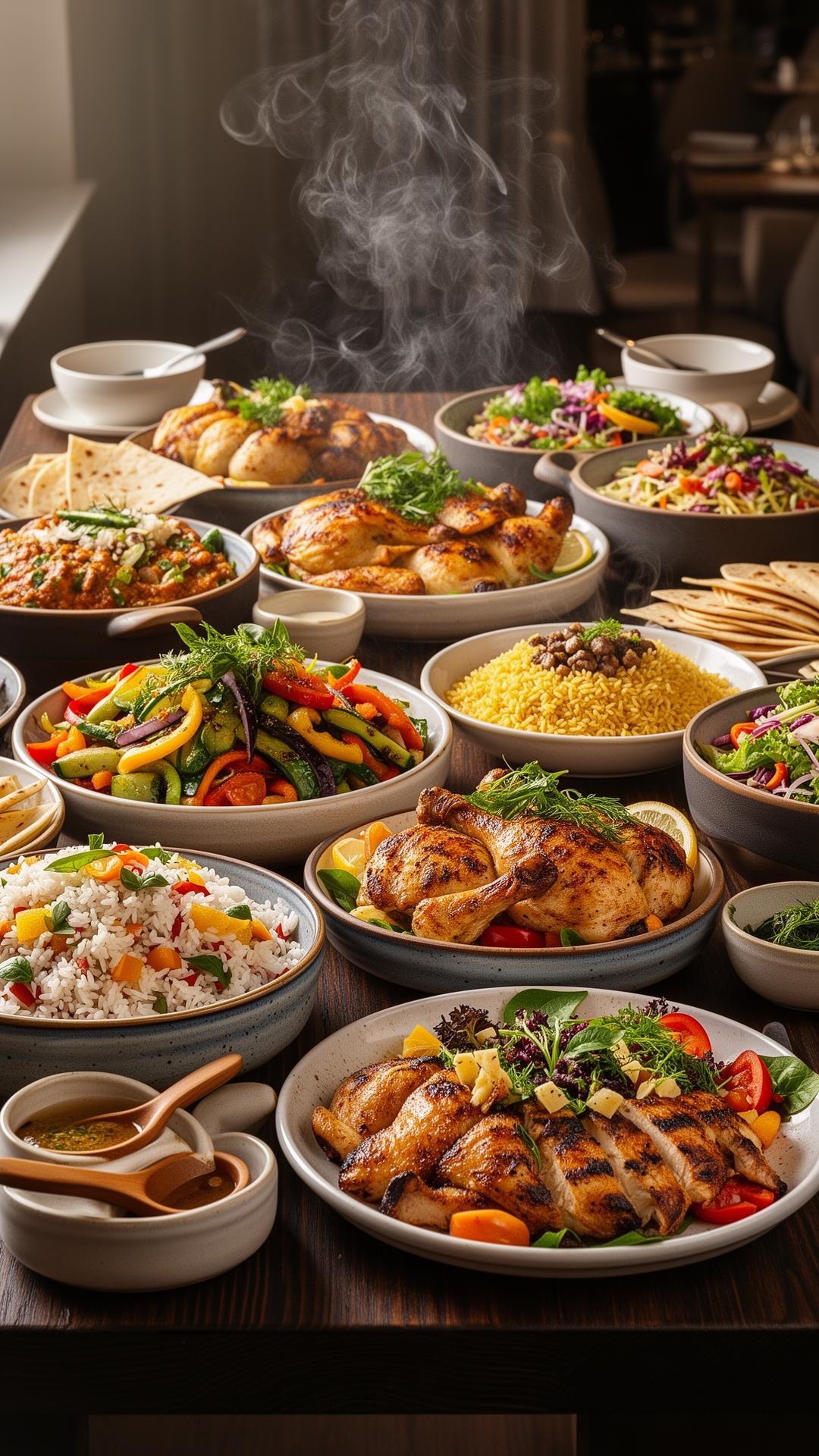Hochwertiges Business-Catering Buffet von Imren Catering Berlin